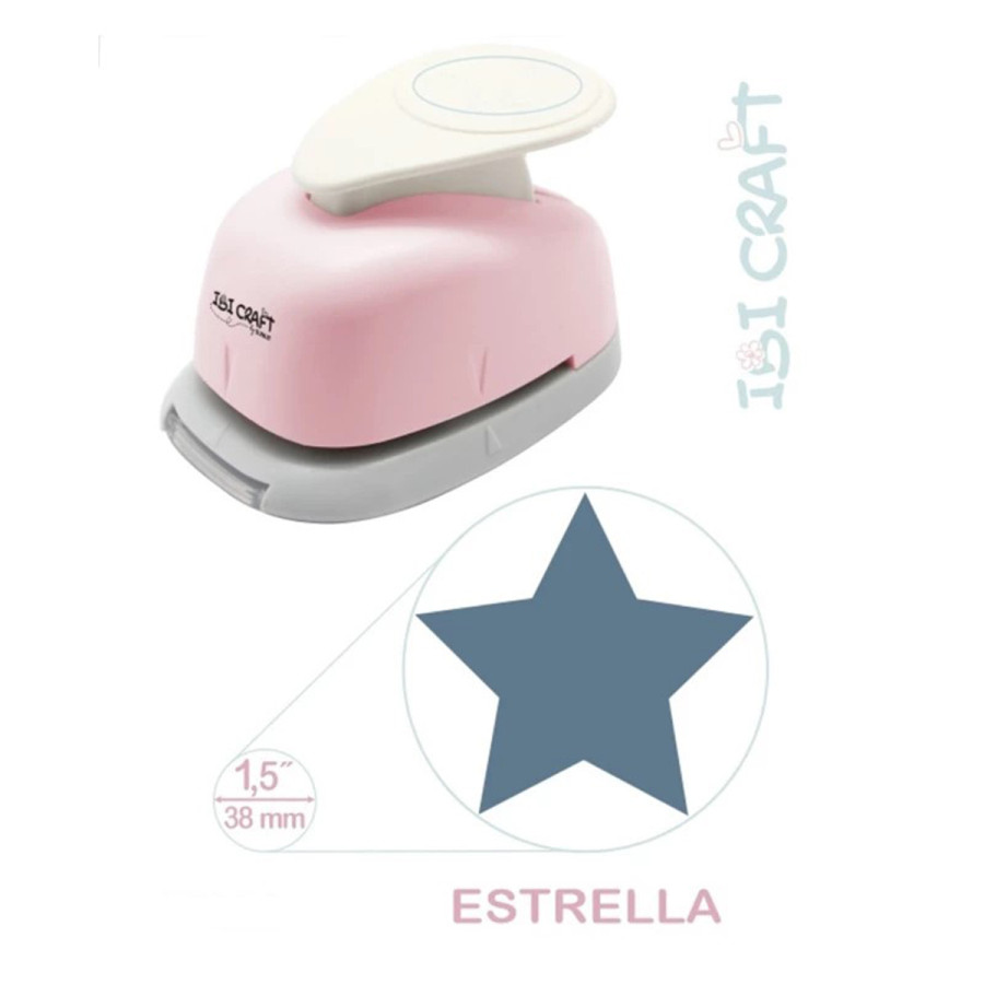 Perforadora Artística 38 mm Estrella Ibicraft