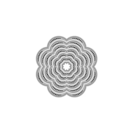 Troquel de 3 pulg Flores Ibicraft