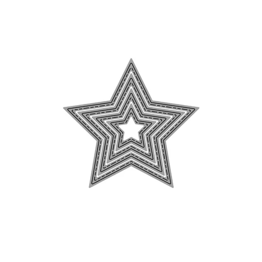 Troquel de 3 pulg Estrellas Ibicraft