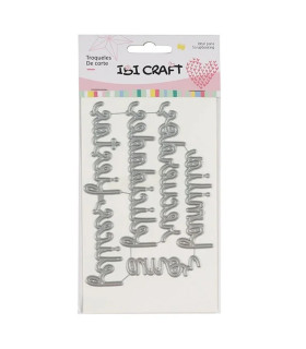 Plantilla de 4.25 pulg Texturado 2D Frases Ibicraft