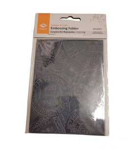 Plantilla de 4.25 pulg Texturado 2D Sello Postal Ibicraft