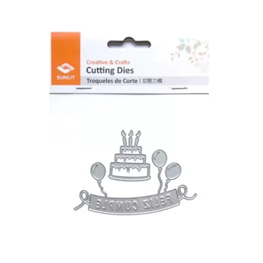 Troquel de 4 pulg Feliz Cumple Ibicraft