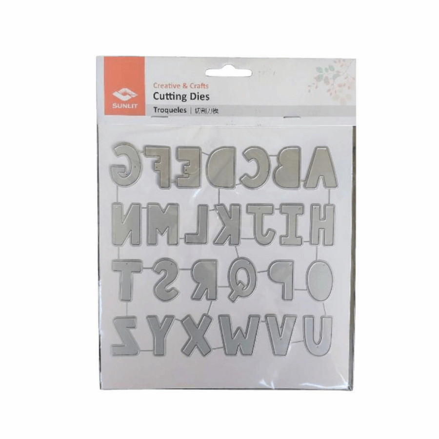 Troquel de 6 pulg Abecedario Curvo Ibicraft