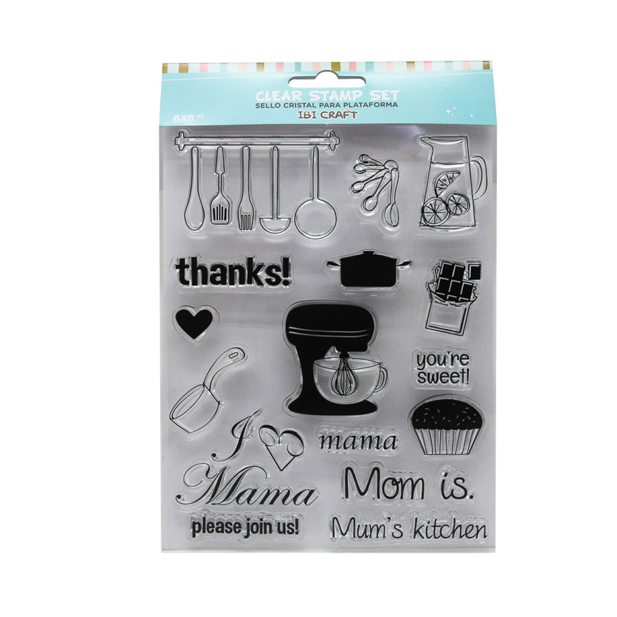 Sello Siliconado Cristal 6 x 8 pulg Cooking Ibicraft