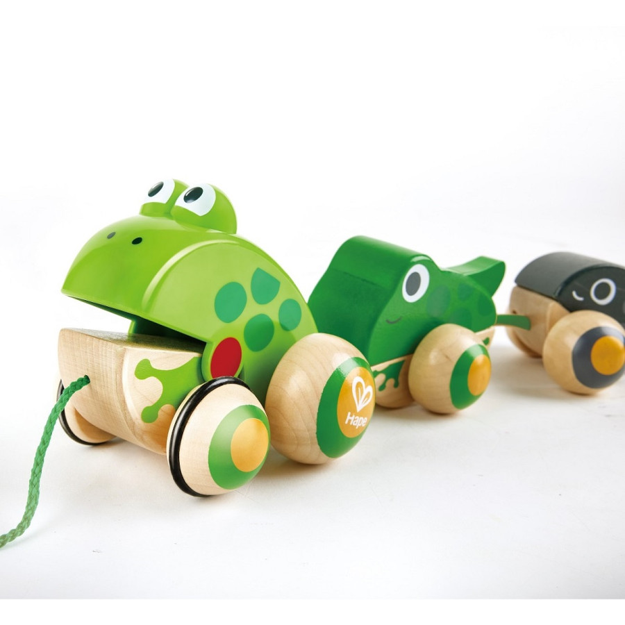 Juguete de Arrastre Familia Rana Hape