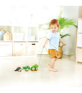 Juguete de Arrastre Familia Rana Hape