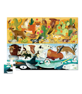 Puzzle 48 Piezas Opuestos Frio y Calor