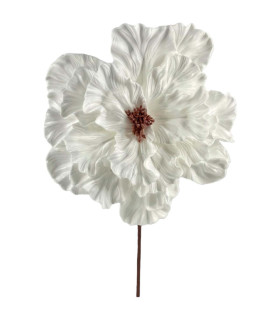 Adorno de Flor Blanca 20 cm Alparamis