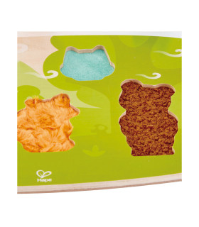 Rompecabezas Táctil de Animales del Bosque Hape