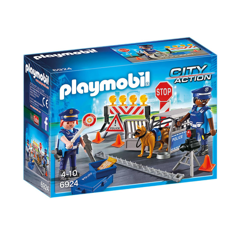 Control De Policía Juguete Playmobil