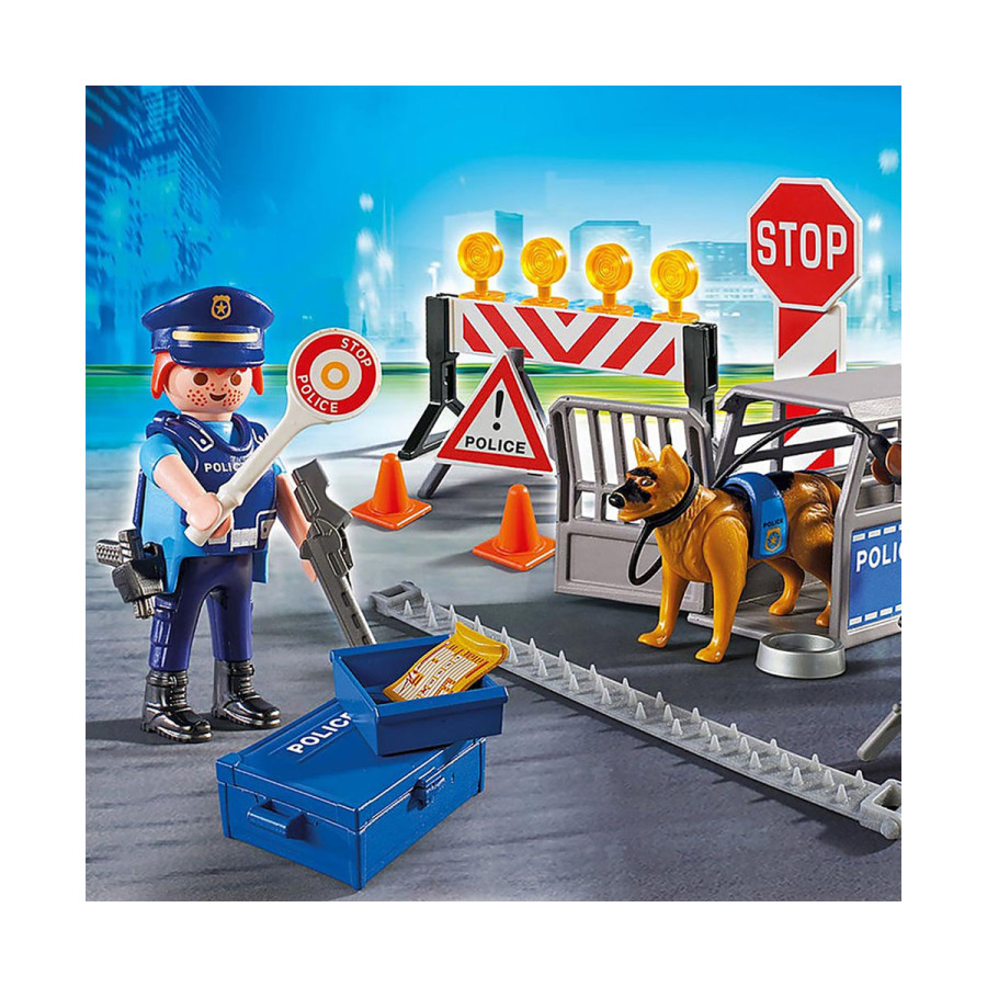 Control De Policía Juguete Playmobil