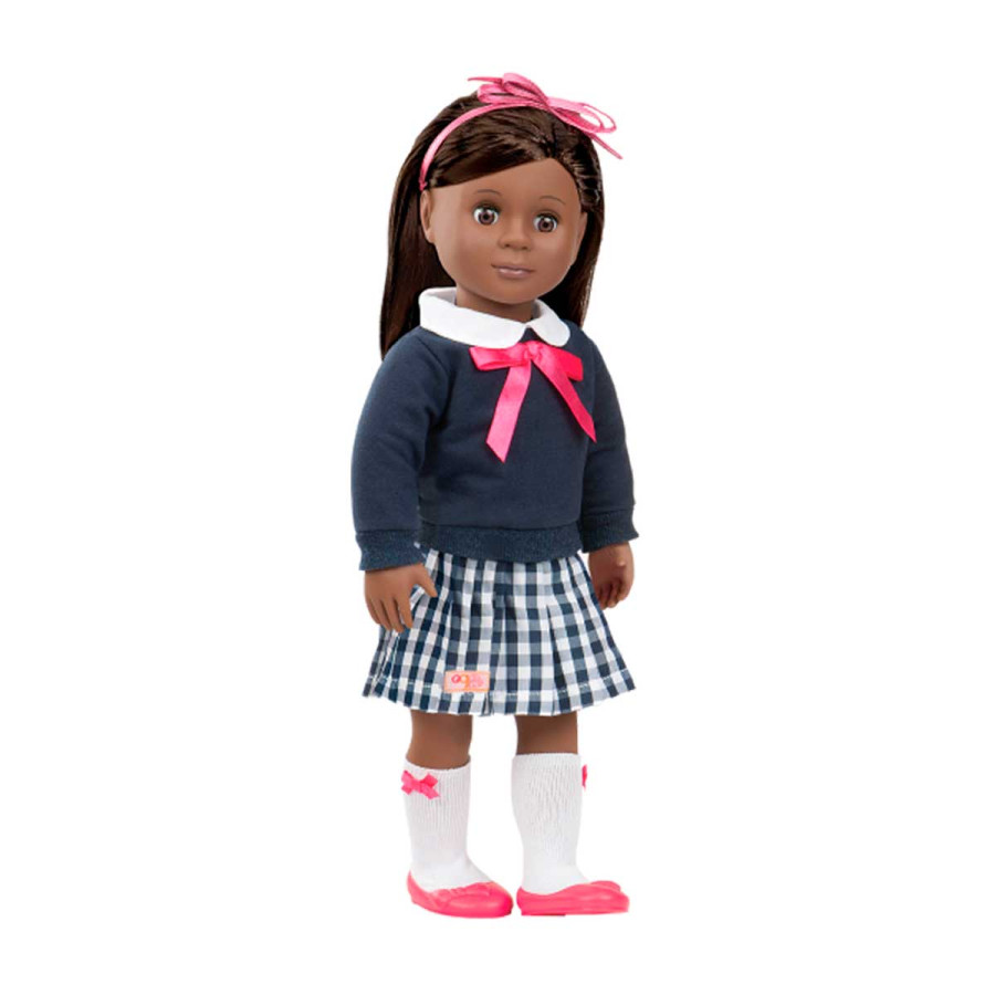 Muñeca Maeva con Uniforme Escolar Our Generation