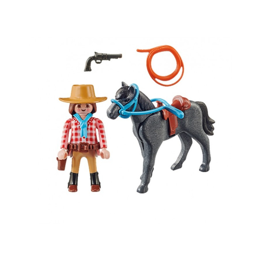 Playmobil Special Plus Jinete del Oeste Con Caballo
