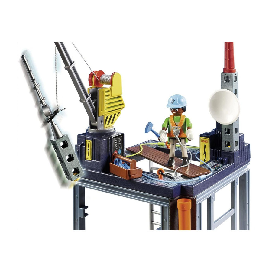 Playmobil City Life Starter Pack Construcción Con Grua