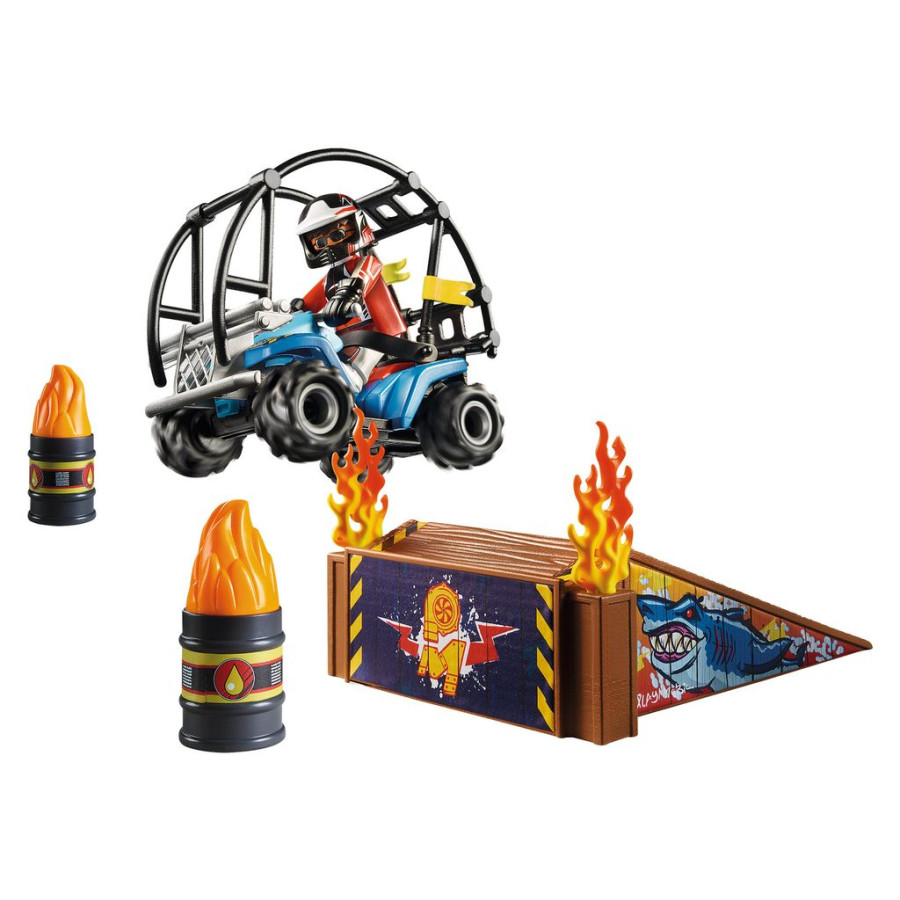 Playmobil City Action Starter Pack Quad Rampa de Fuego