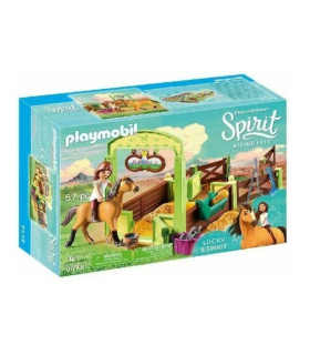 Playmobil Lucky Y Spirit Con Establo