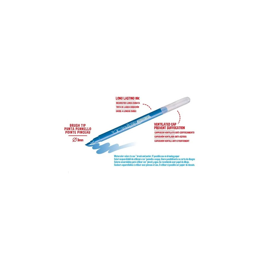 Marcadores Acuarelables Aquarello Carioca x 12