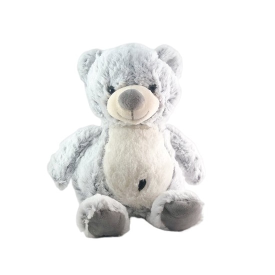 Peluche Térmico Animales Oso Gris Fur Buddies