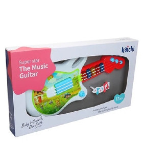 Guitarra con luz y música Kaichi
