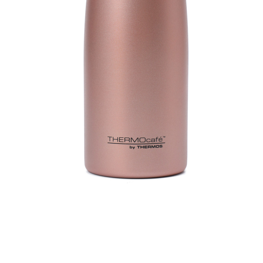 Botella Térmica 500 ml con Tapa a Rosca y Manija Thermos Oro Rosa