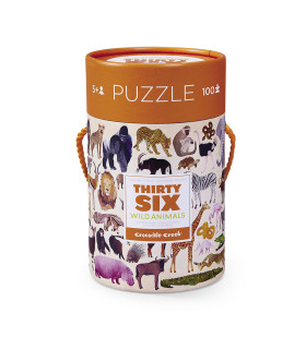 Puzzle de 100 piezas animals salvajes