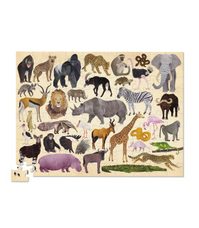 Puzzle de 100 piezas animals salvajes