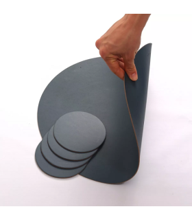 Individual De Mesa Circular Petroleo