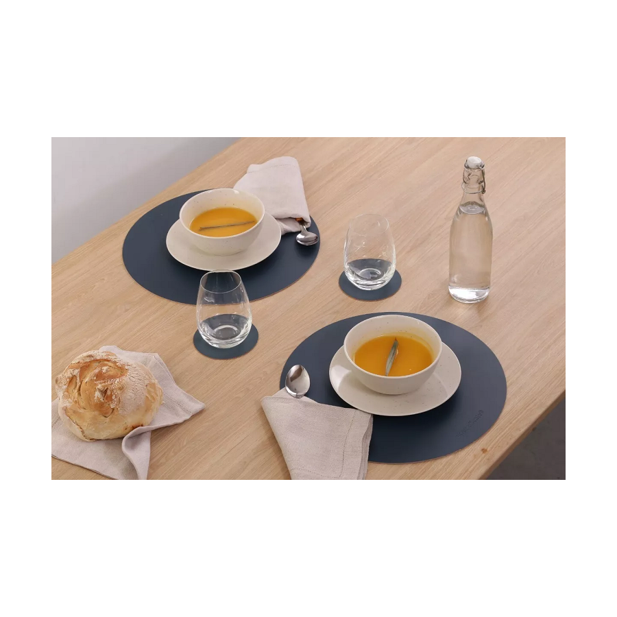 Individual De Mesa Circular Petroleo