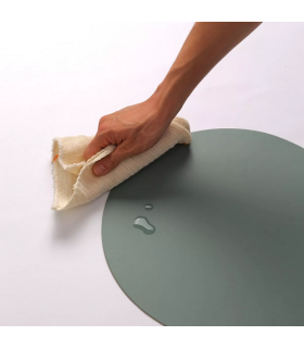 Individual De Mesa Circular Eucaliptus