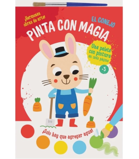 Pinta con magia El conejo