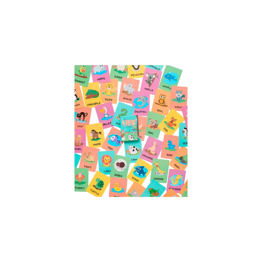 Cartas Didácticas Ingles Animals Of The World Barco De Papel