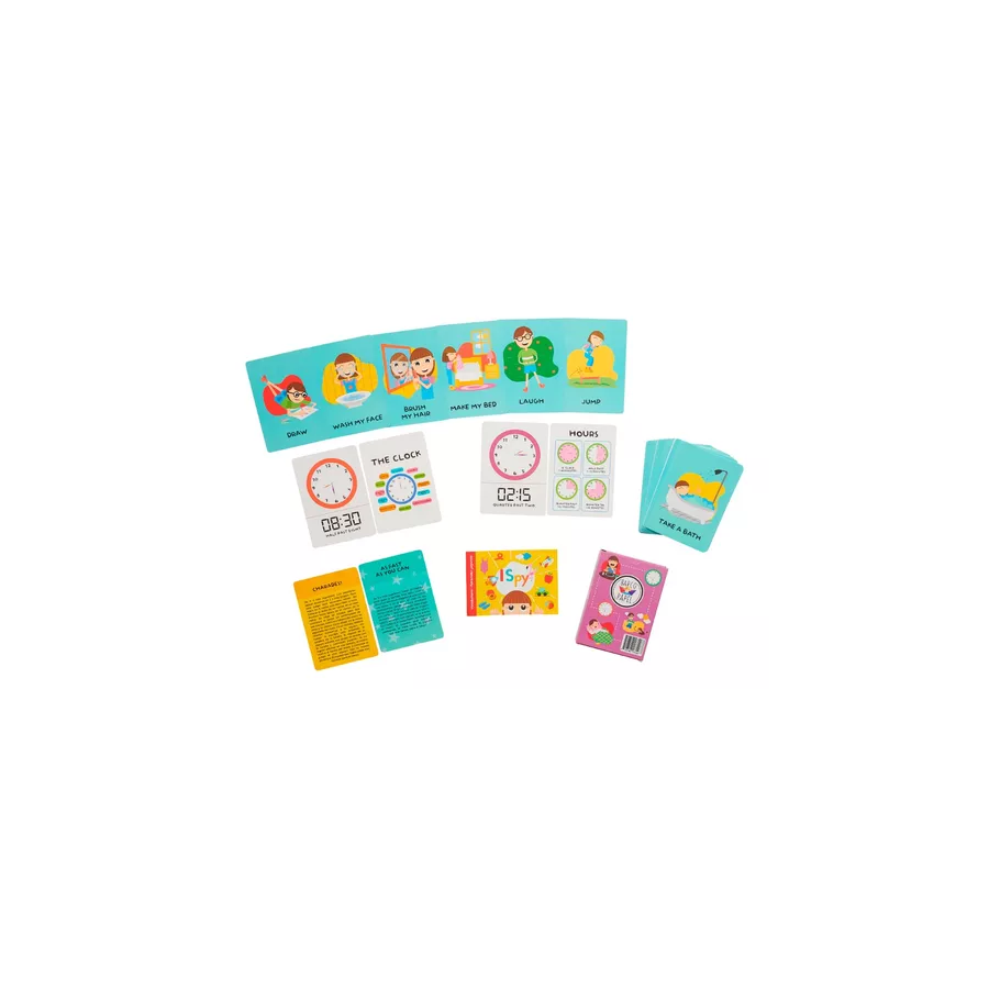 Cartas Didácticas Ingles Routines And Time Barco De Papel