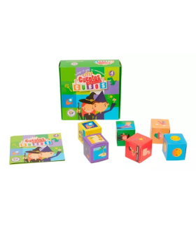 Juego De Mesa Cuentos Fantásicos Con Cubos Barco De Papel