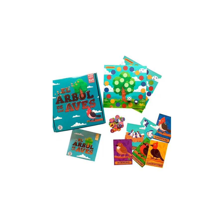 Juego De Mesa El Árbol De Las Aves Barco De Papel