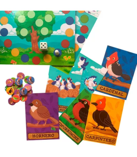 Juego De Mesa El Árbol De Las Aves Barco De Papel