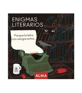 Libro con Juegos Alma Enigmas Literarios