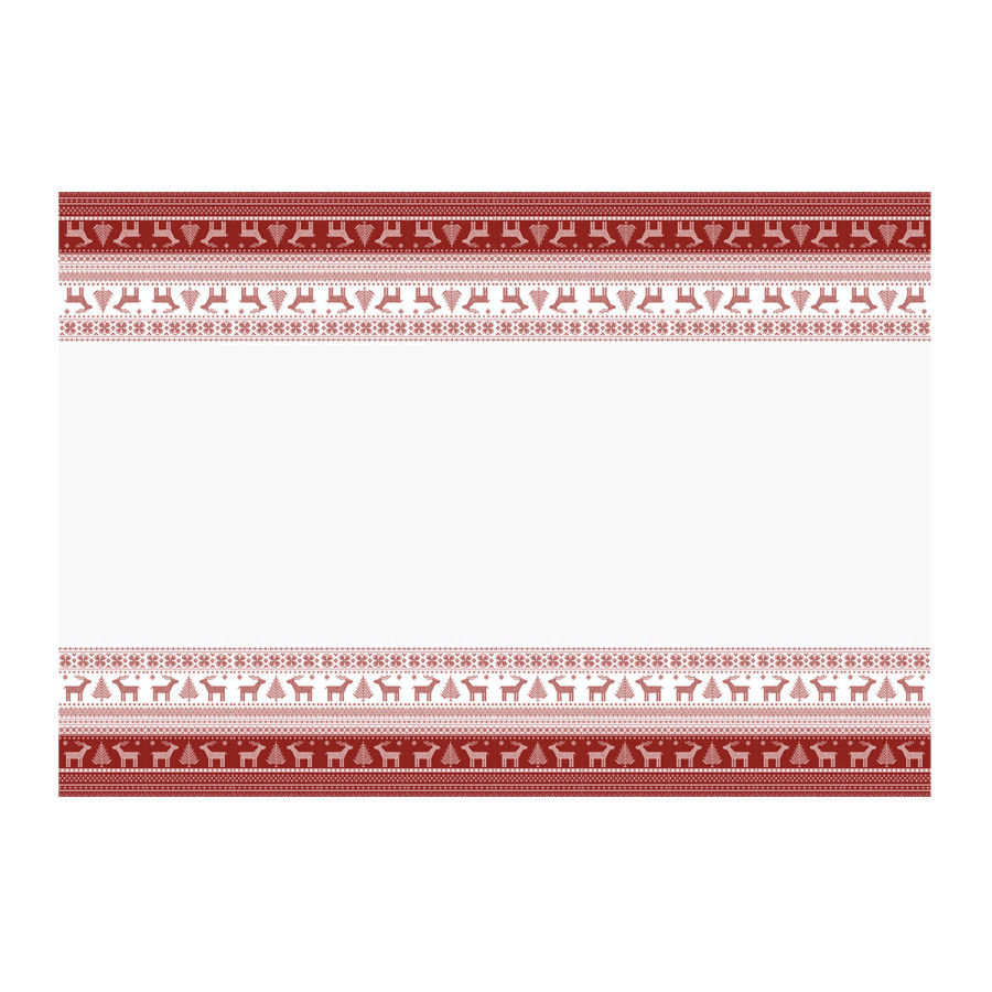 Mantel 138 x 220 cm Helene Red Xmas
