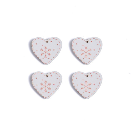 4 Broches Corazon Enchapado Alparamis