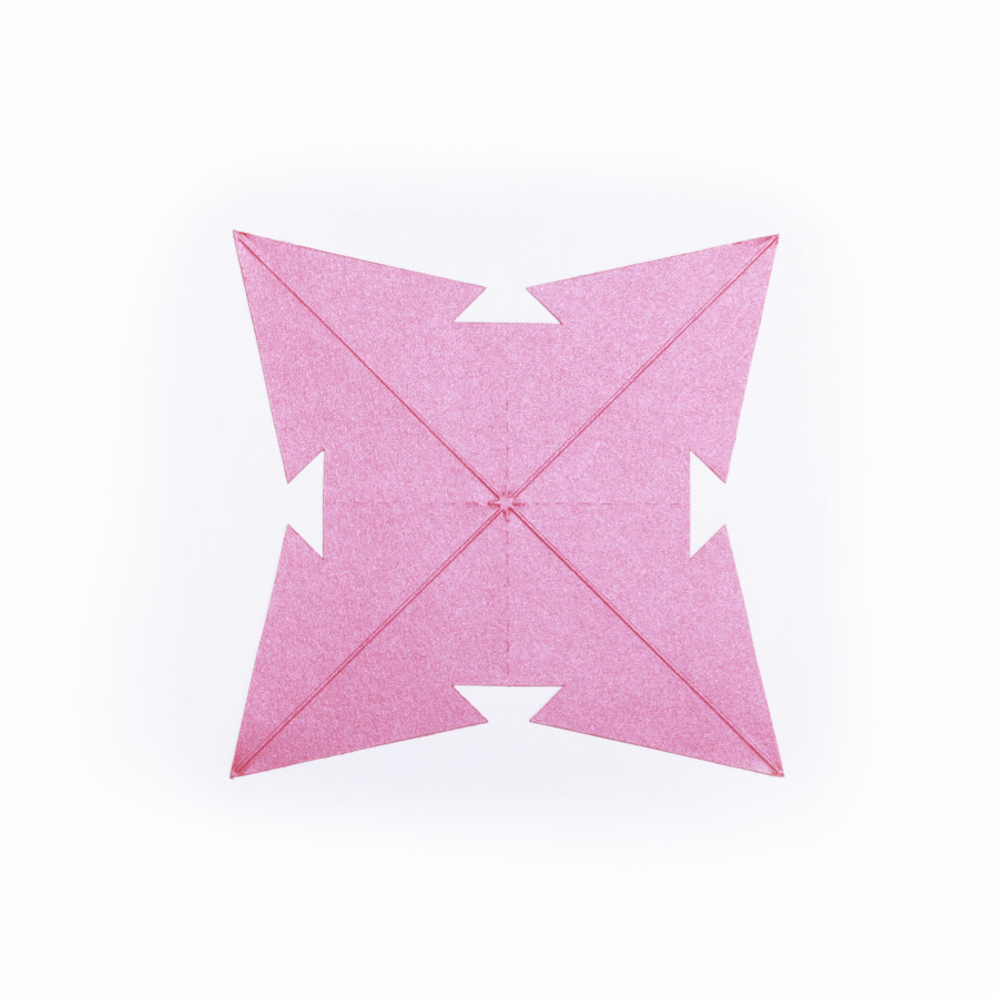 Estrella para Armar 28 cm Roja