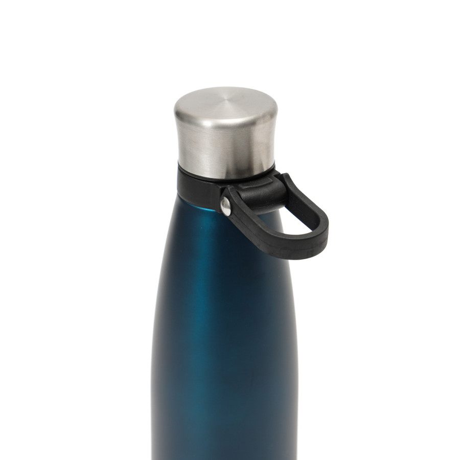 Botella Térmica 500 ml con Tapa a Rosca y Manija Thermos Azul Noche