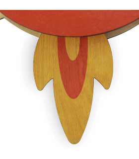 Reloj Péndulo Cohete Woodaloo