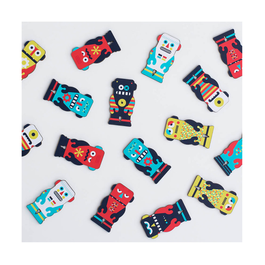 Juego de Memoria Robots