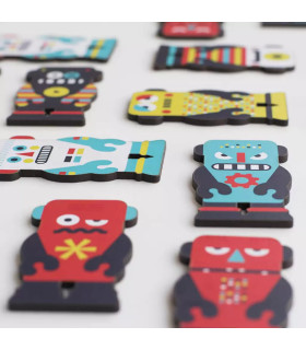 Juego de Memoria Robots