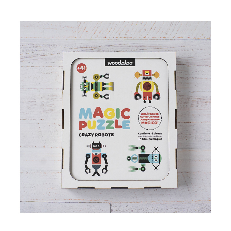 Rompecabezas Mágico Robot Loco