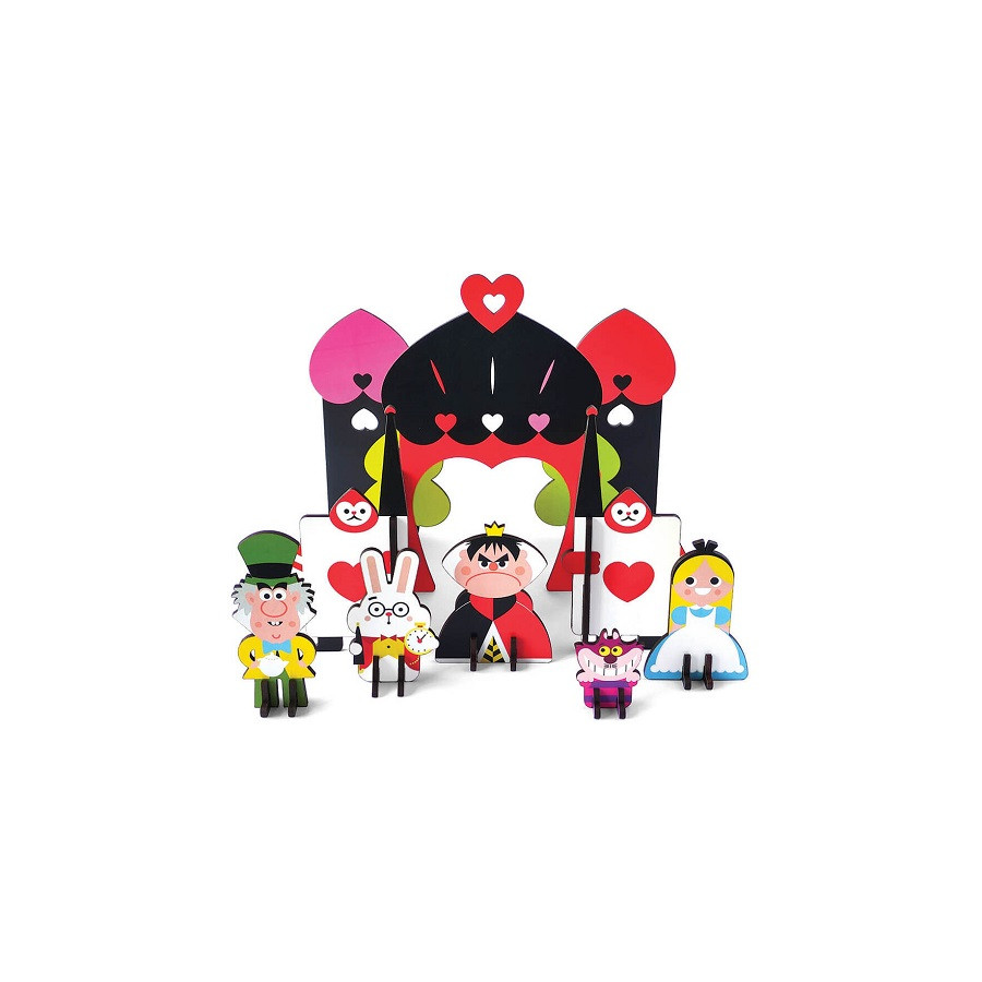 Rompecabezas 3D Alicia en el País de las Maravillas