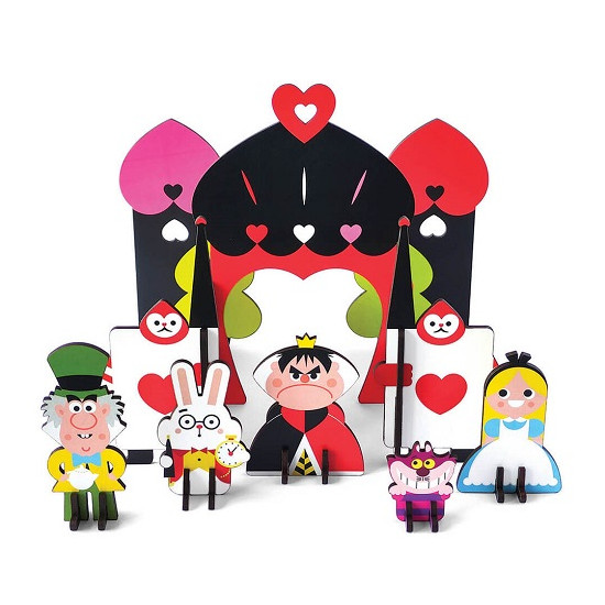 Rompecabezas 3D Alicia en el País de las Maravillas