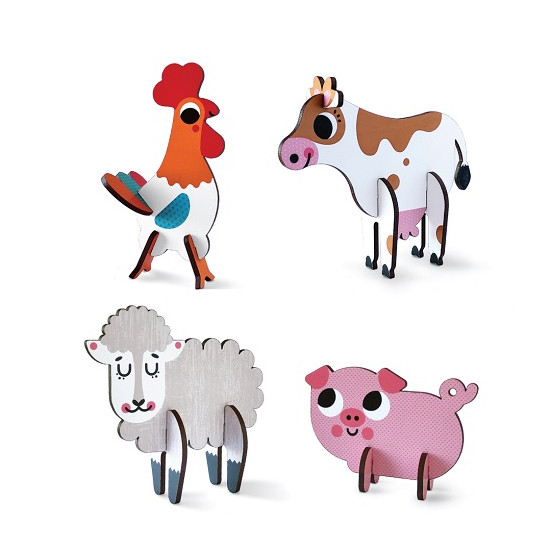 Rompecabezas 3D Granja