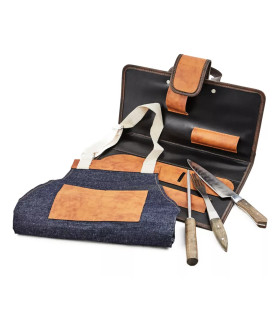 Estuche Accesorios para Parrilla con Delantal