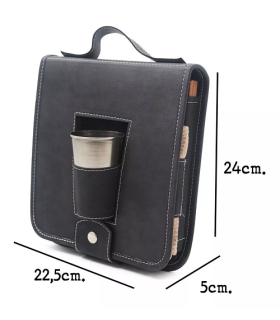 Porta Tablita Asado X1 Calado Negro