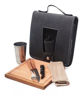 Porta Tablita Asado X1 Calado Negro